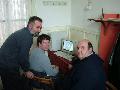Csikszeredai bartaink segitsgvel bezemeltk a tanri gpen az email-t